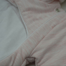 Комбінезон MAŁGOSIA демісезонний Dominik для немовлят рожевий