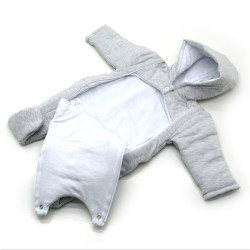 Комбінезон MAŁGOSIA демісезонний Dominik для немовлят сірий