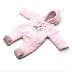 Комбінезон MAŁGOSIA демісезонний Misie для немовлят персиковий