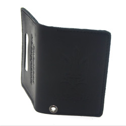 Обкладинка універсальна для документів Zoo-hunt формату ID-картки Службове Посвідчення шкіра Крейзі чорна 1079