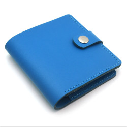 Гаманець шкіряний Весна Zoo-hunt блакитний 1100