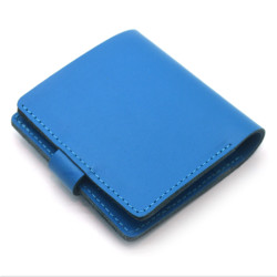 Гаманець шкіряний Весна Zoo-hunt блакитний 1100