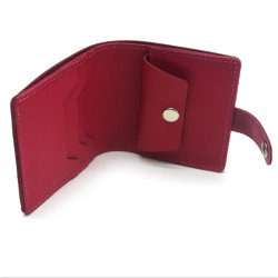 Гаманець шкіряний Весна Zoo-hunt рожевий 1100