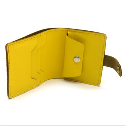 Гаманець шкіряний Весна Zoo-hunt жовтий 1100