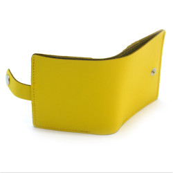 Гаманець шкіряний Весна Zoo-hunt жовтий 1100