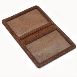 Обкладинка Zoo-hunt формату ID-картки Посвідчення шкіра Крейзі коричнева 5178/к