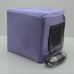 Хатка для собак та котів Zoo-hunt Кубус клітинка 37х37х37 см