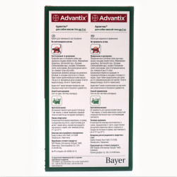 Краплі Bayer Advantix Адвантікс від бліх та кліщів для собак до 4 кг  1 піпетка